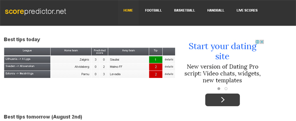 football prediction software